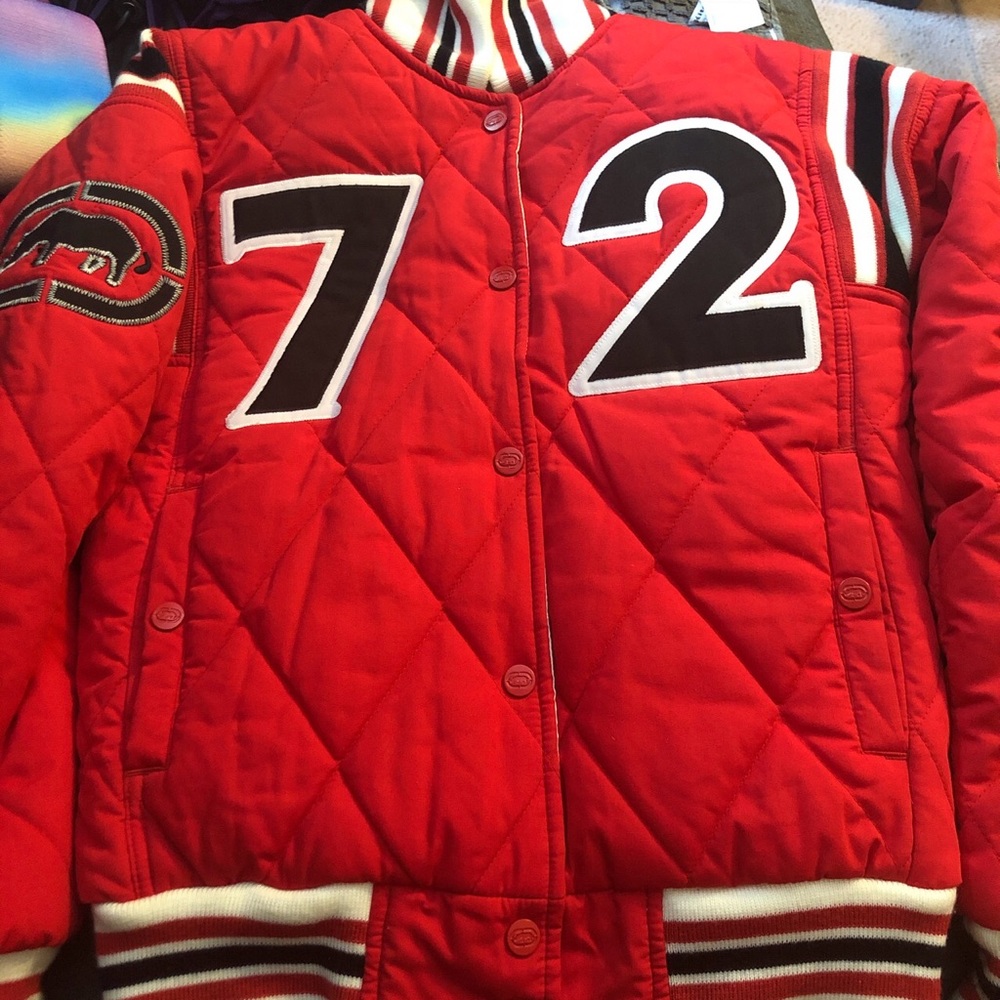 ecko red 72 reversible women’s bomber jacket